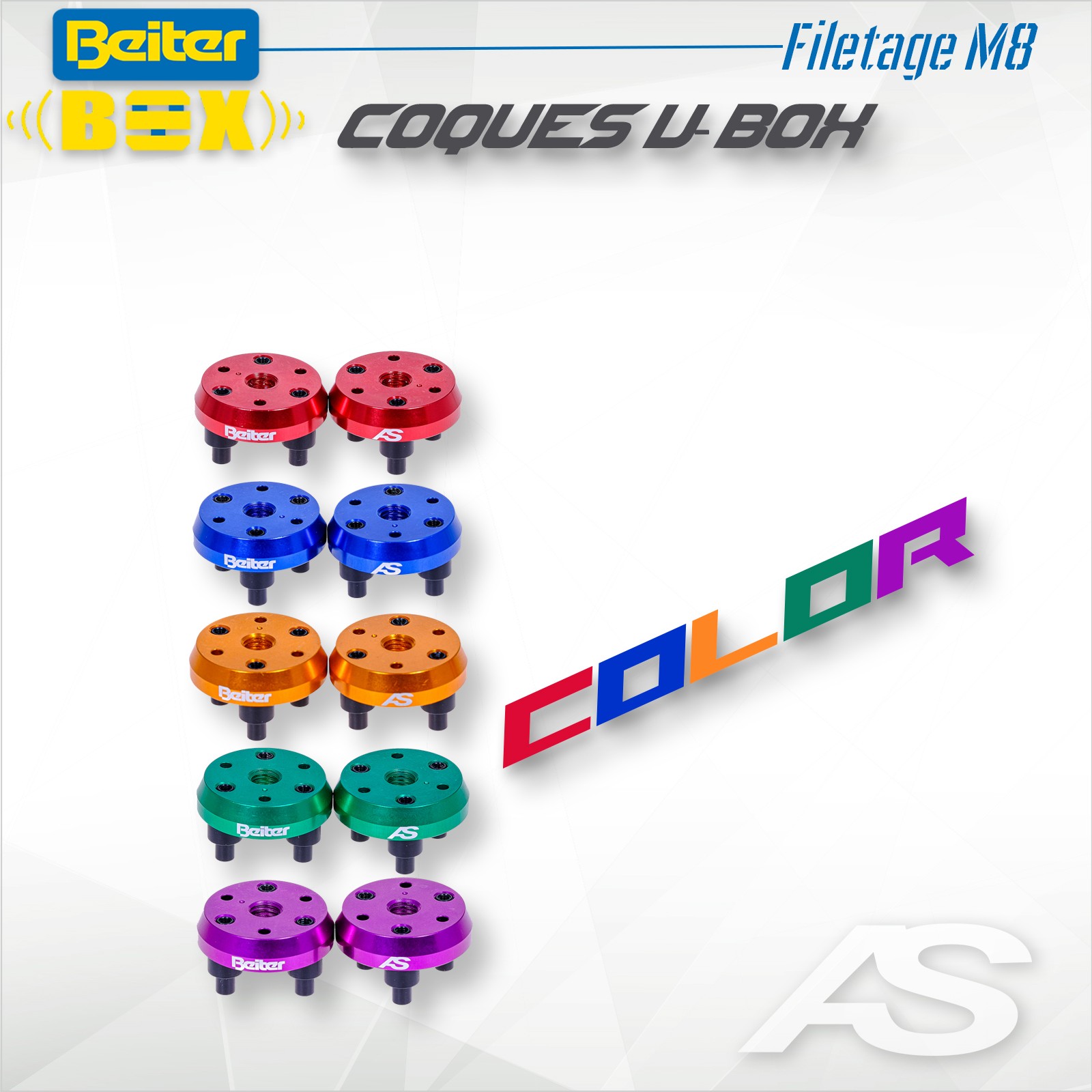 COQUES BEITER V-BOX M8 (Color)