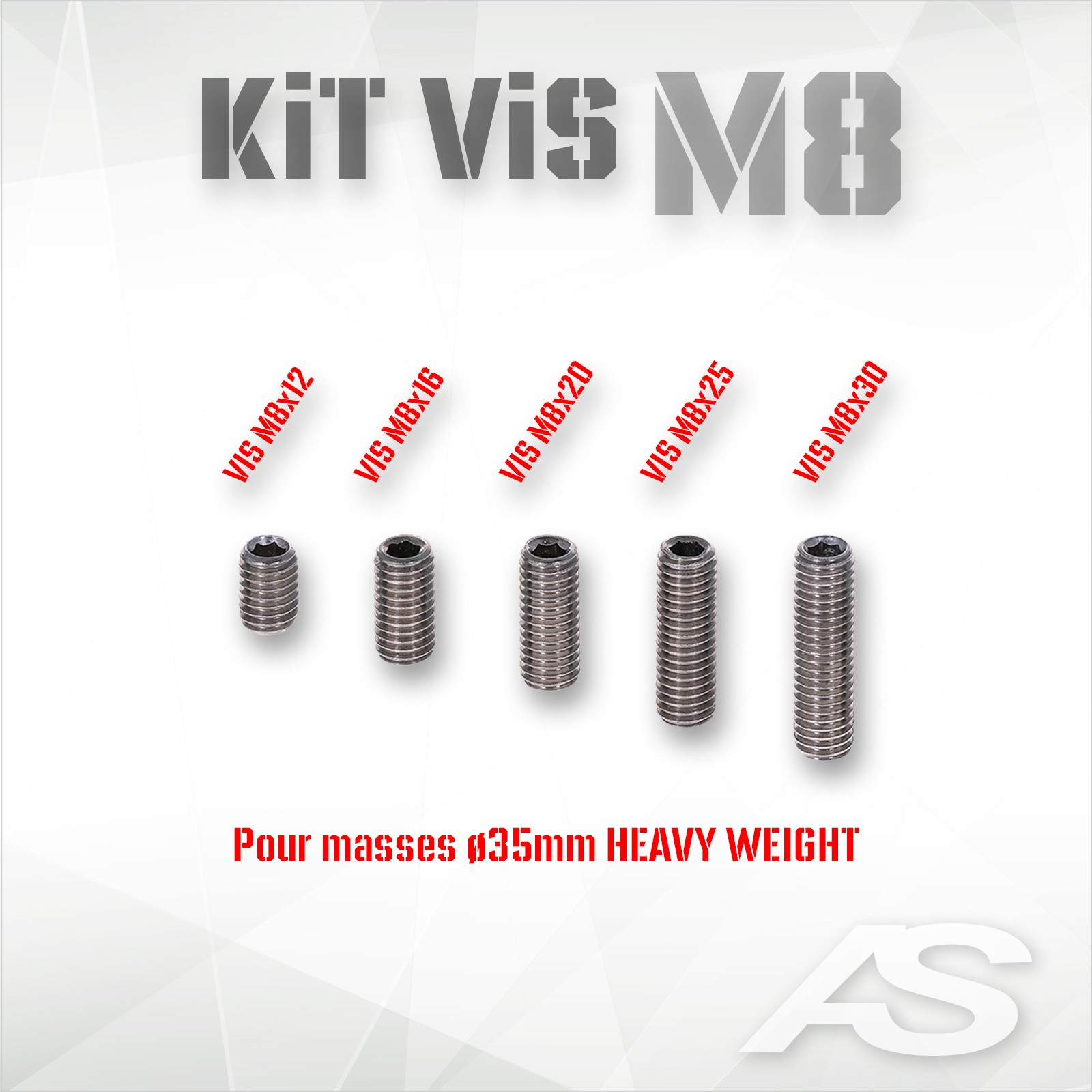 M8 SCREWS WEIGHT KIT