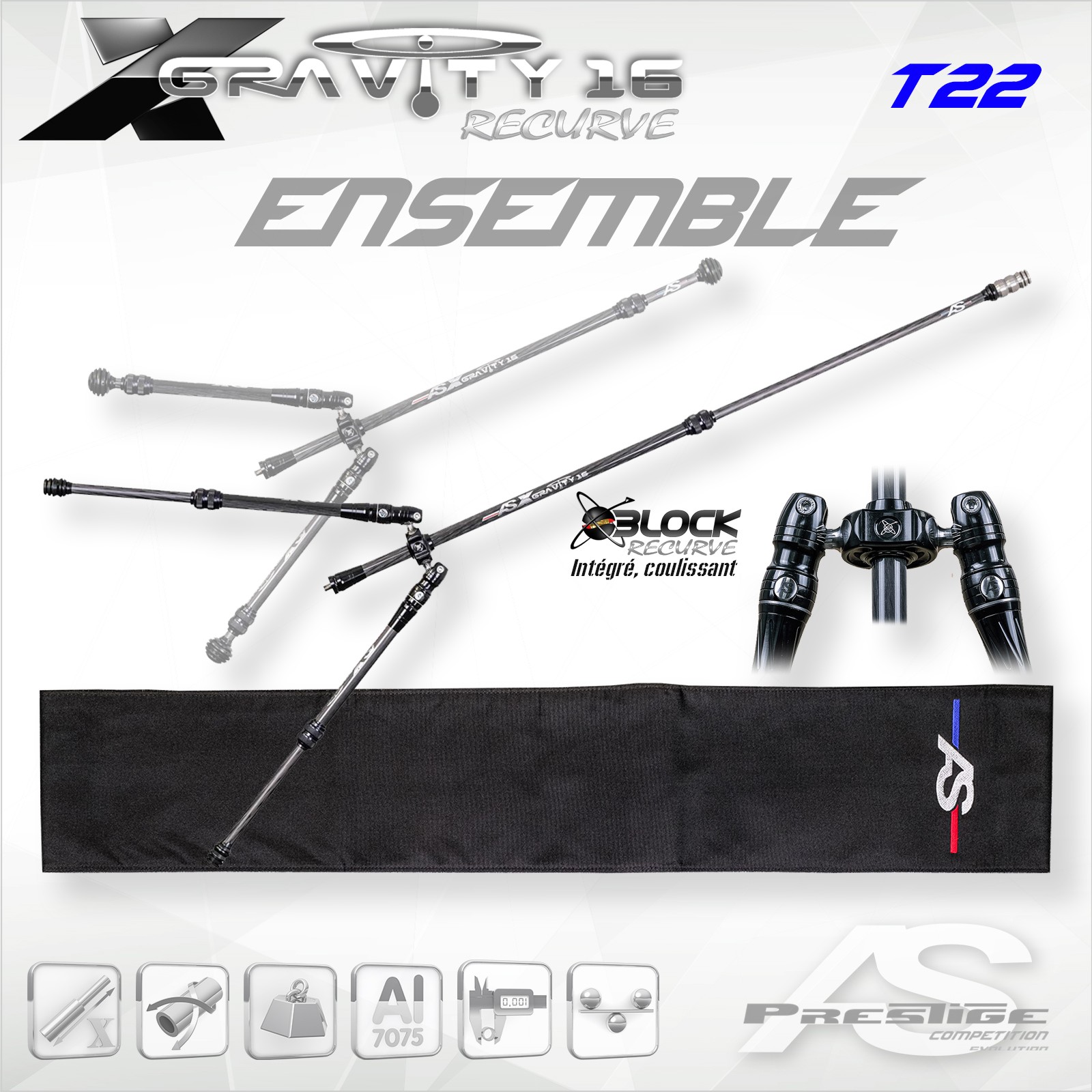 X-GRAVITY16 RECURVE KIT