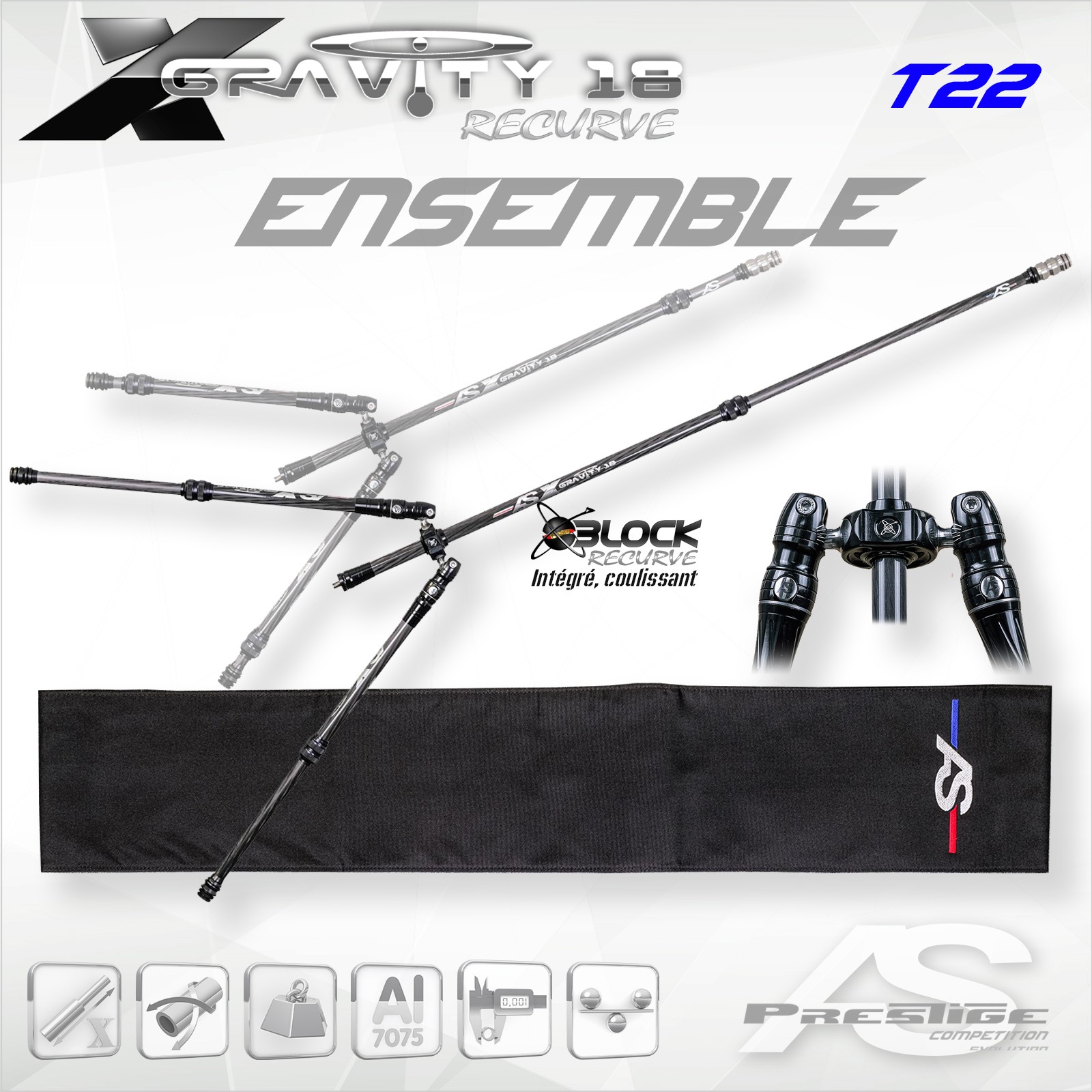 X-GRAVITY18 RECURVE KIT