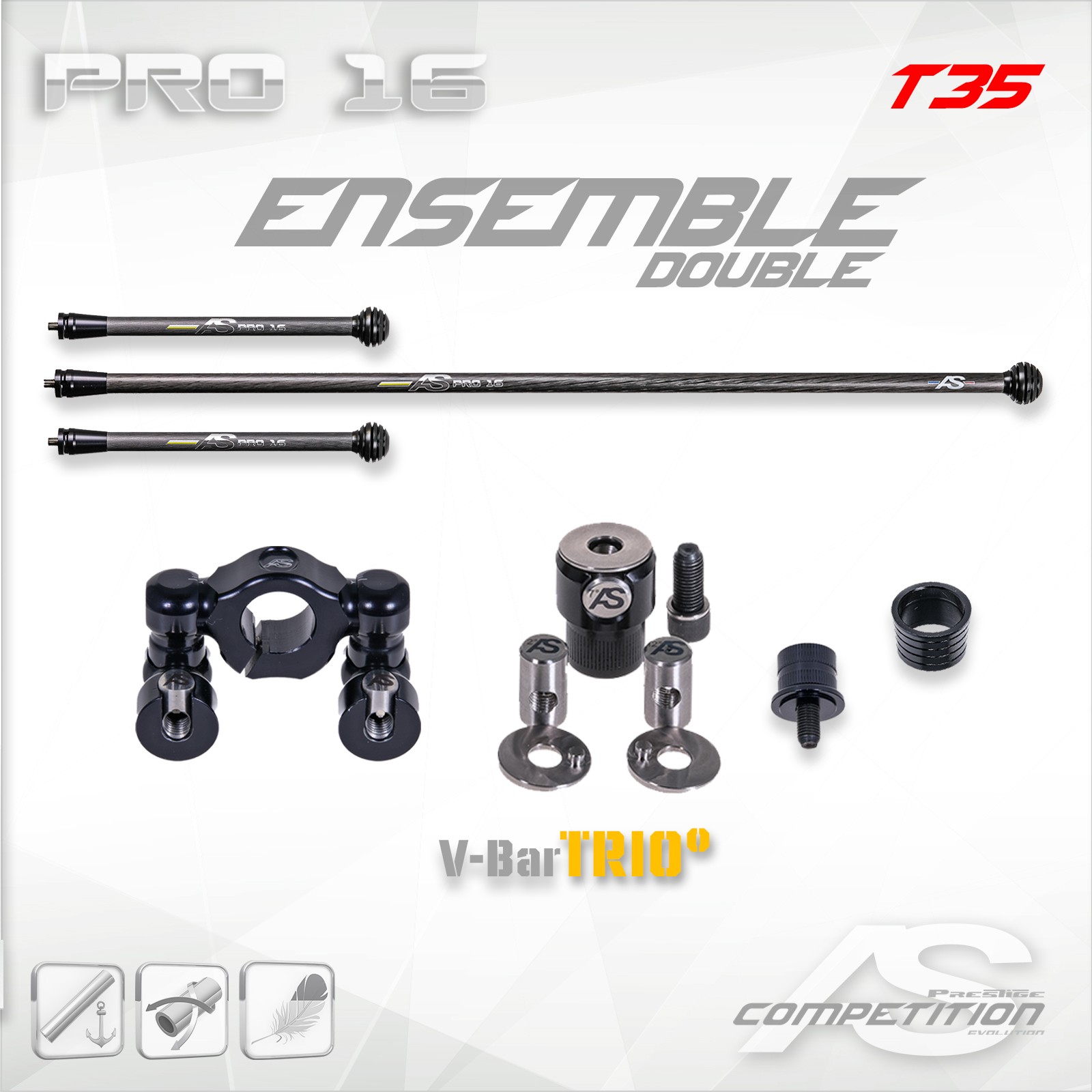 ENSEMBLE PRO16 TRIO° (REGLABLE)