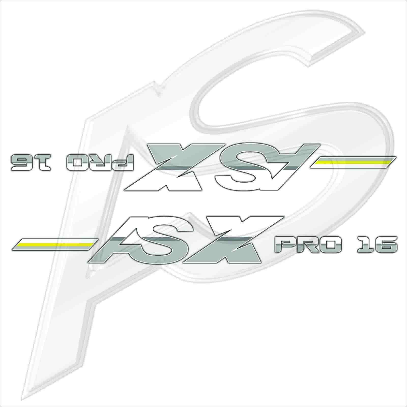 KIT AUTOCOLLANTS AS X PRO 16